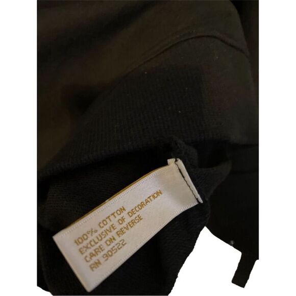 Women's Black Crew Neck Long‎ Sleeve  Sweatshirt M - Picture 10 of 13